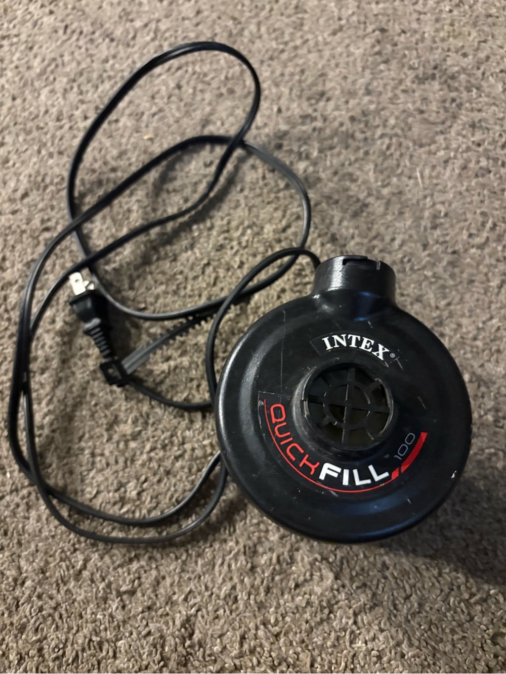 Intex Quick-Fill 100 Electric Air Pump - Black
